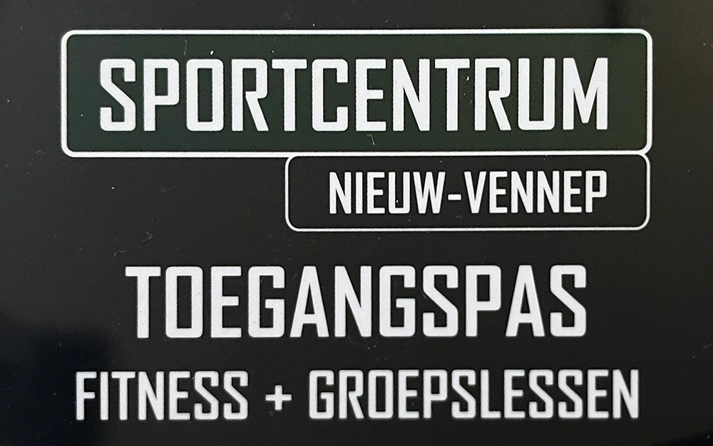 Ledenpas toegangskaart